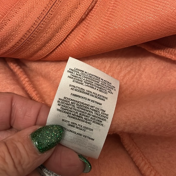 Columbia Benton Springs Full Zip Fleece Hoodie Pale Orange - Picture 7 of 8